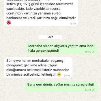 Emnora Butiği: Bir Ayı Aşan İade Süreci Mağduriyeti