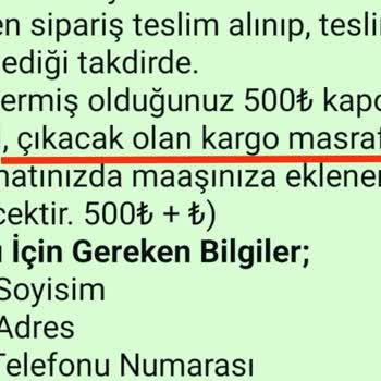 Evde Paketleme İşinde Kapora Mağduriyeti Ve Kişisel Bilgi Güvenliği Endişesi