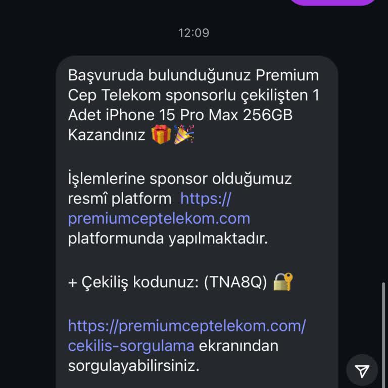 Sahte Ödül Mesajı Ve Kişisel Bilgi Güvenliği Tehlikesi