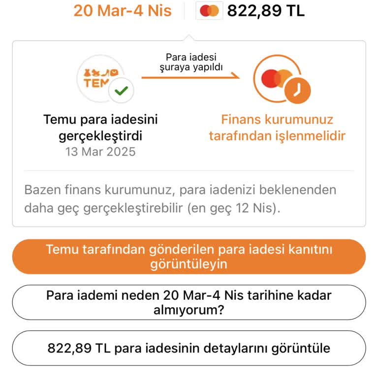 Yanlış Siparişin İadesinde Sorun