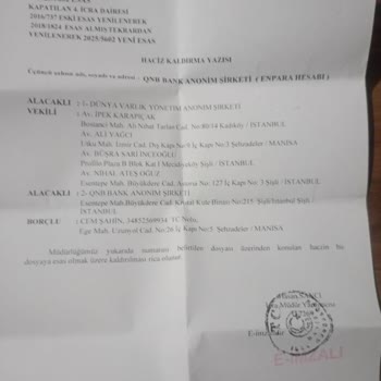 Enpara'daki Bloke Sorunu: Borcu Yoktur Yazısına Rağmen Çözülmüyor