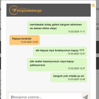 Kargo Yanlış Adrese Teslim Edildi, Müşteri Hizmetleri Yetersiz