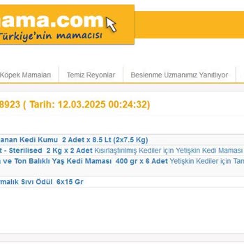 Yanlış Ağırlık Bilgisi Ve Eksik Teslimat