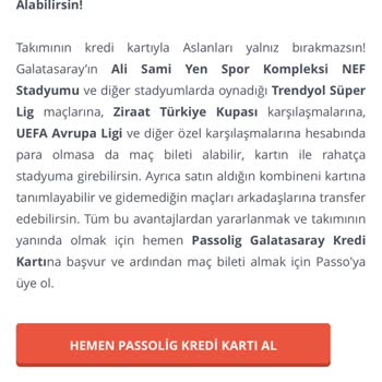 Passolig Kartı Alırken Yaşanan Sürekli Çökme Sorunu