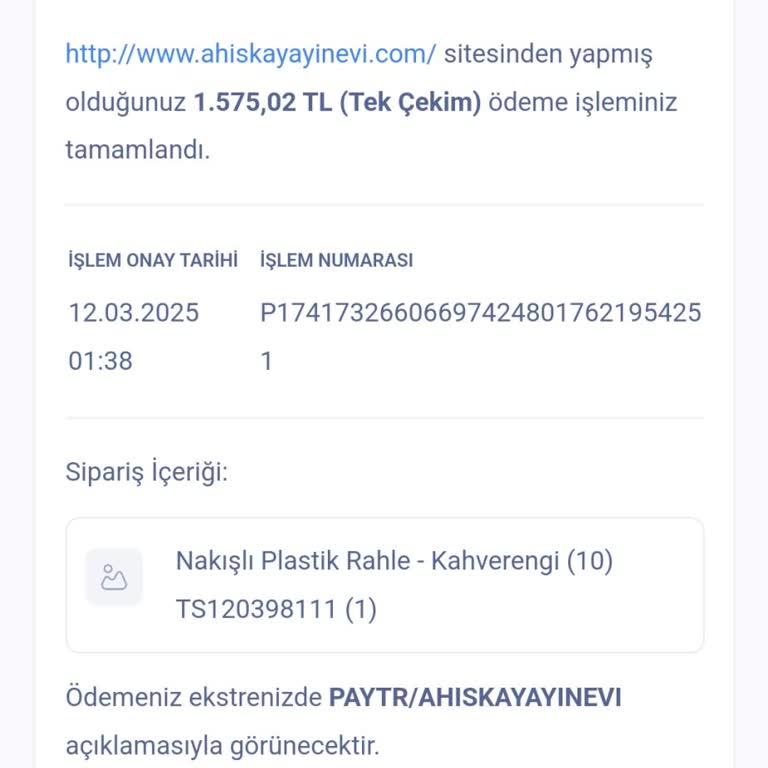 Ahıska Yayınevi Siparişimde İletişim Sorunları