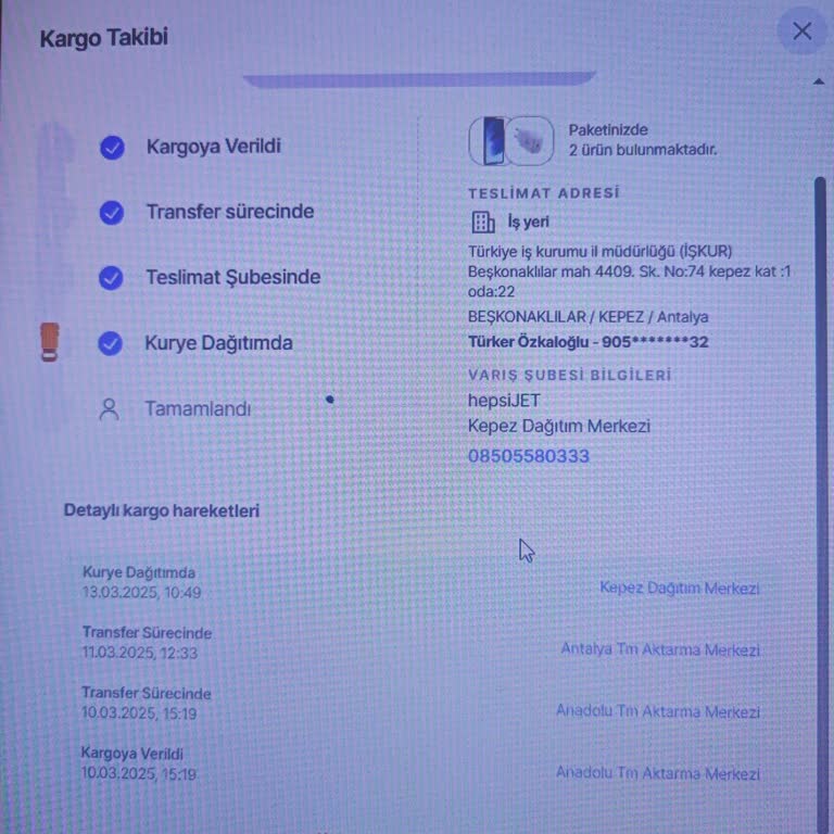 Hepsijet Kargo Teslimatında Kağnı Hızı