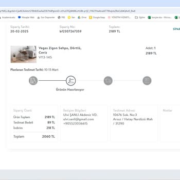 Vivense'den Aldığım Ürünler Teslim Edilmiyor
