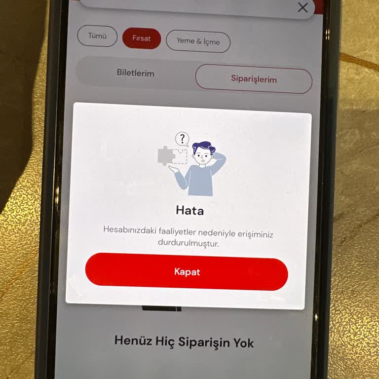Hesap Giriş Sorunu Ve Kötü Müşteri Hizmetleri