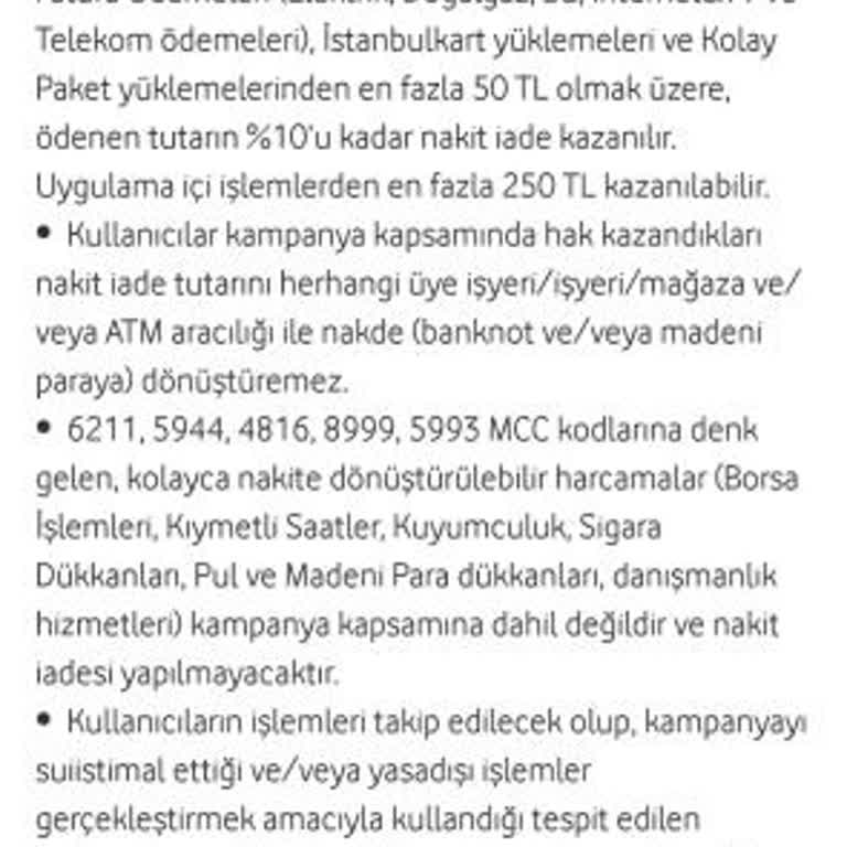 Vodafone Pay Kampanyasında Belirsizlik Ve Çözüm Eksikliği