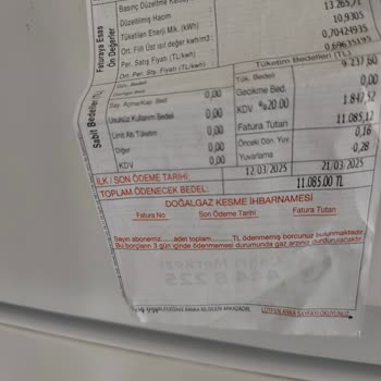 Sürekli Gelen Yüksek Doğalgaz Faturaları