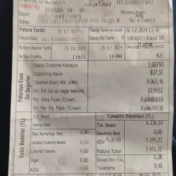 Sürekli Gelen Yüksek Doğalgaz Faturaları