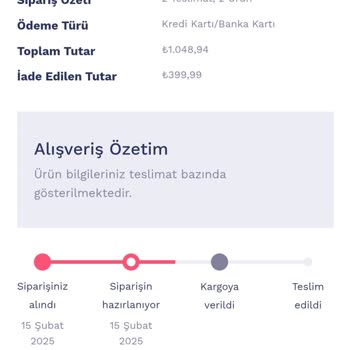 Siparişim Halen Ulaşmadı, Acil Dönüş Bekliyorum