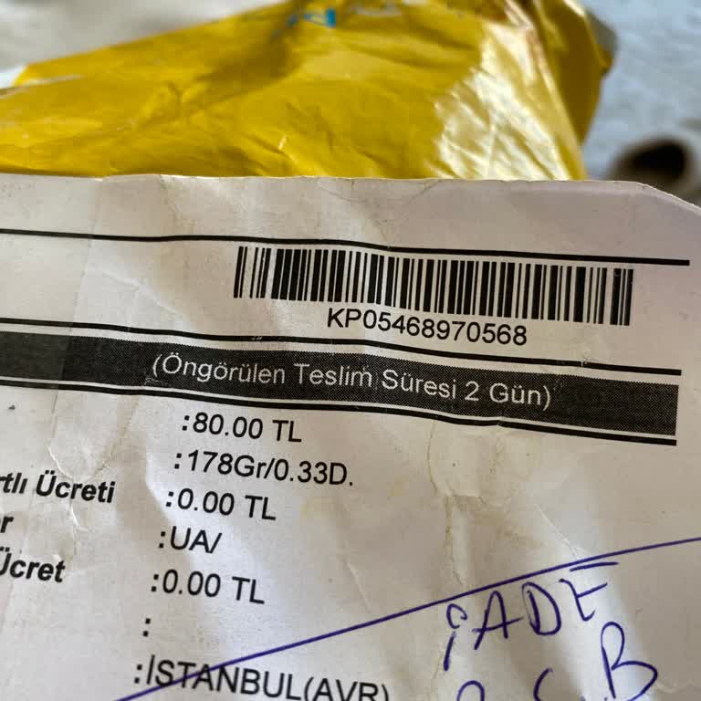 PTT Kargo'nun Yetersiz Hizmeti Ve Ekstra Ücretler