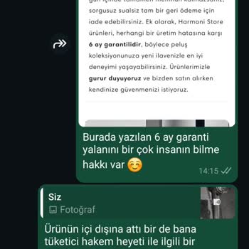 Harmoni Store'un Kalitesiz Duş Başlığı Sorunu