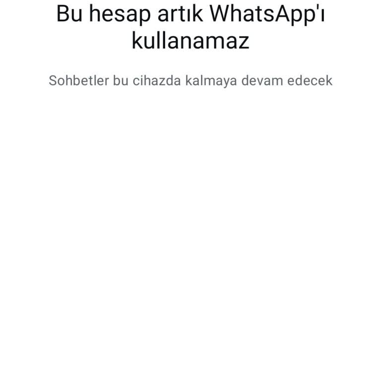 WhatsApp Erişim Sorunu İşlerimi Aksatıyor