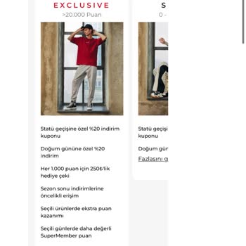 Exclusive Üyelik Avantajları Gerçekleşmiyor