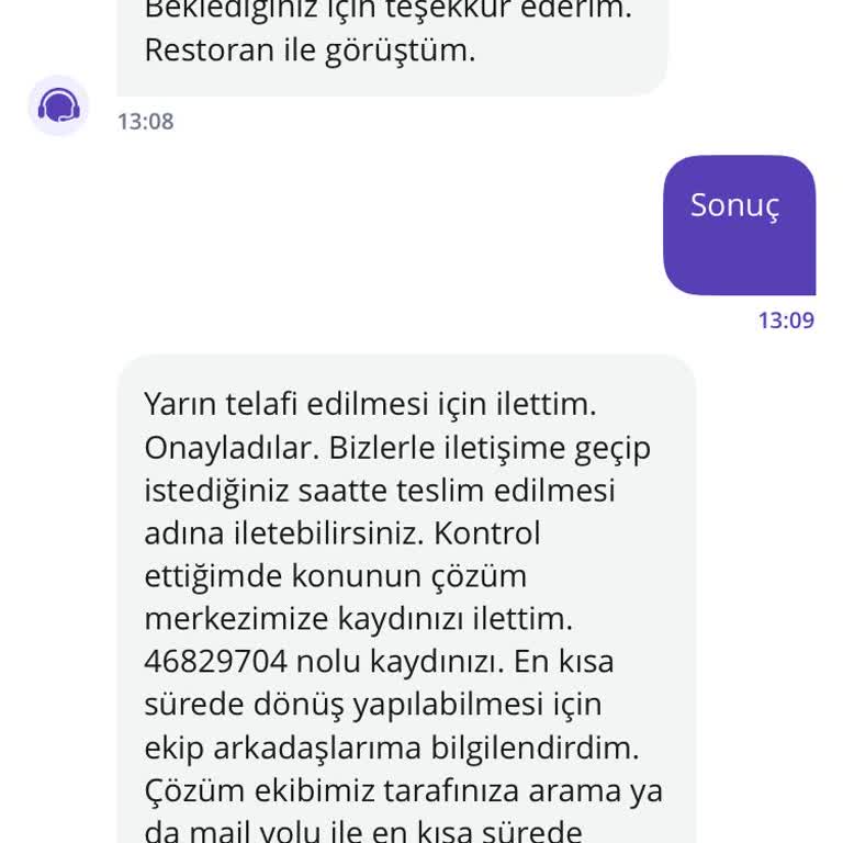 Domino's Ve Getir Yemek Sipariş Sorunu