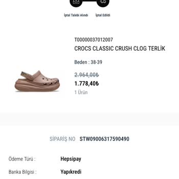 Stokta Var Gözüken Ürünün İptal Edilmesi Ve Mağduriyet