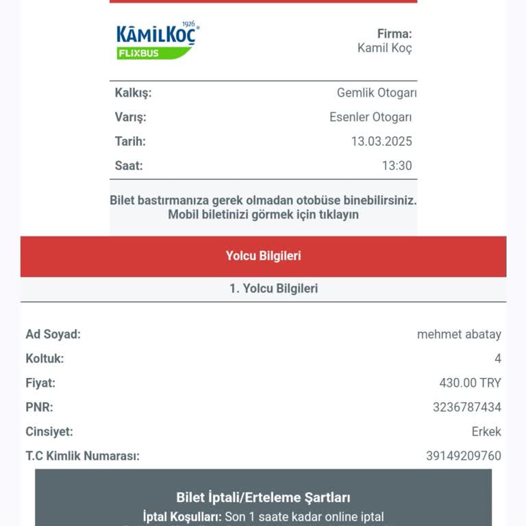 Kamil Koç Firmasının Yolcu Mağduriyeti Ve İlgisizliği