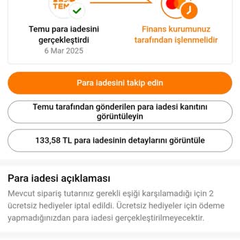 İade Edilmeyen Paralar Yüzünden Temu'ya Güvenim Sarsıldı