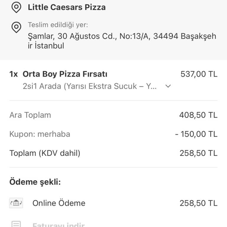 Yemek Sepeti'nde Teslim Edilmeyen Yemek Ve İade Sorunu