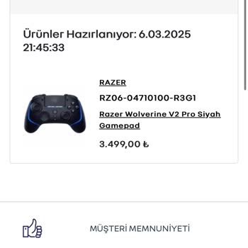 Stokta Olmayan Ürün İçin Bekleyiş