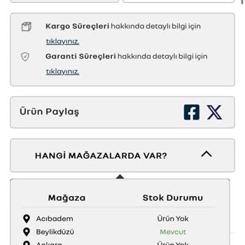 Stokta Olmayan Ürün İçin Bekleyiş