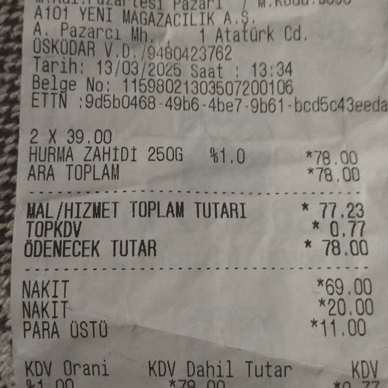 A101 Şubesinde Kasiyerle Yaşanan Gerginlik Ve Tehdit