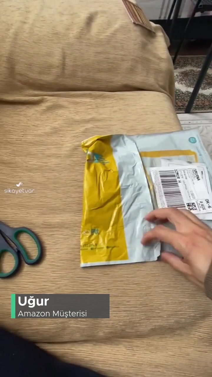 Amazon 3 Paket Diye Satılan Ürün 1 Paket Geldi videonun kapak resmi