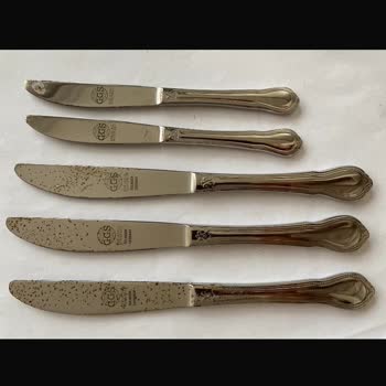 Paslanan Gümüş Çatal Bıçak Seti Hayal Kırıklığı