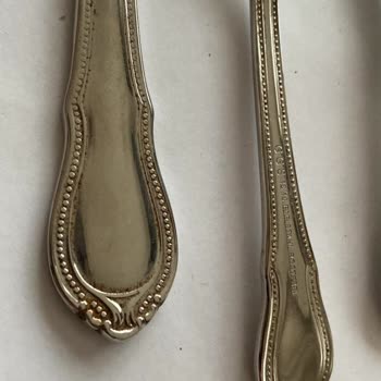 Paslanan Gümüş Çatal Bıçak Seti Hayal Kırıklığı