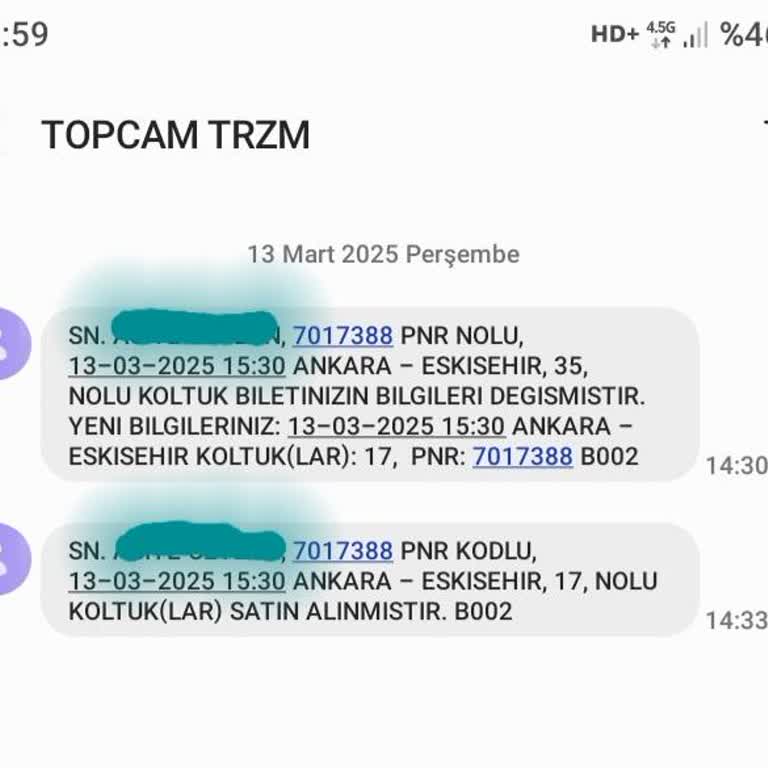 Topçam Turizm'de Koltuk Karmaşası Ve Gecikme