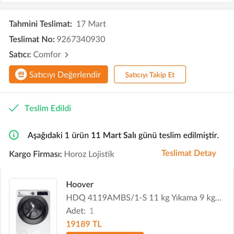 Teslim Edilmeyen Kurutma Makinesi Ve Yanıltıcı Bilgilendirme
