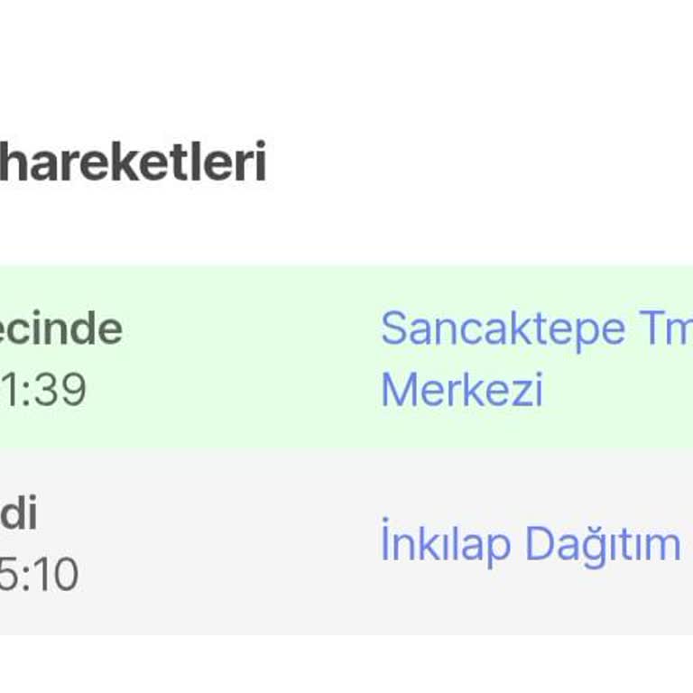 Kargom Sancaktepe'de Neden Bekletiliyor?