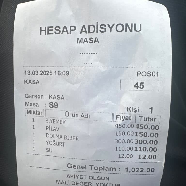 Fiyat Etiketi Olmayan Menüde Şok Edici Hesap