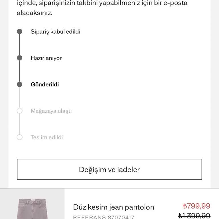 Kargoda Kaybolan Ürün Ve Yetersiz Müşteri Hizmetleri