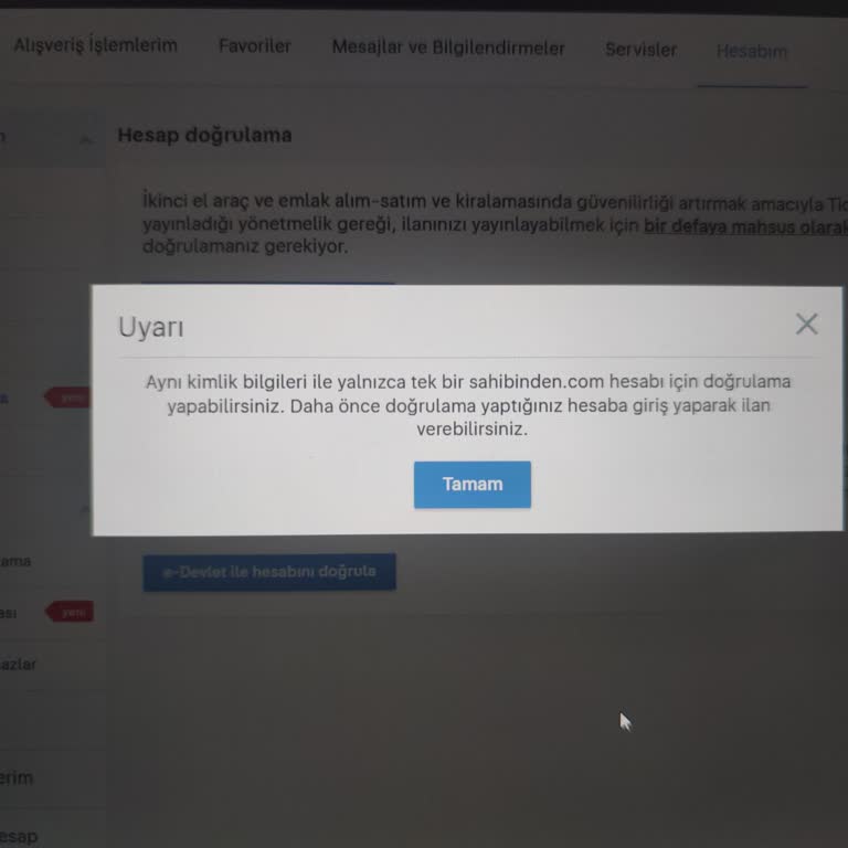 E-Devlet Onayı Sorunu Nedeniyle İlan İşlemleri Aksıyor