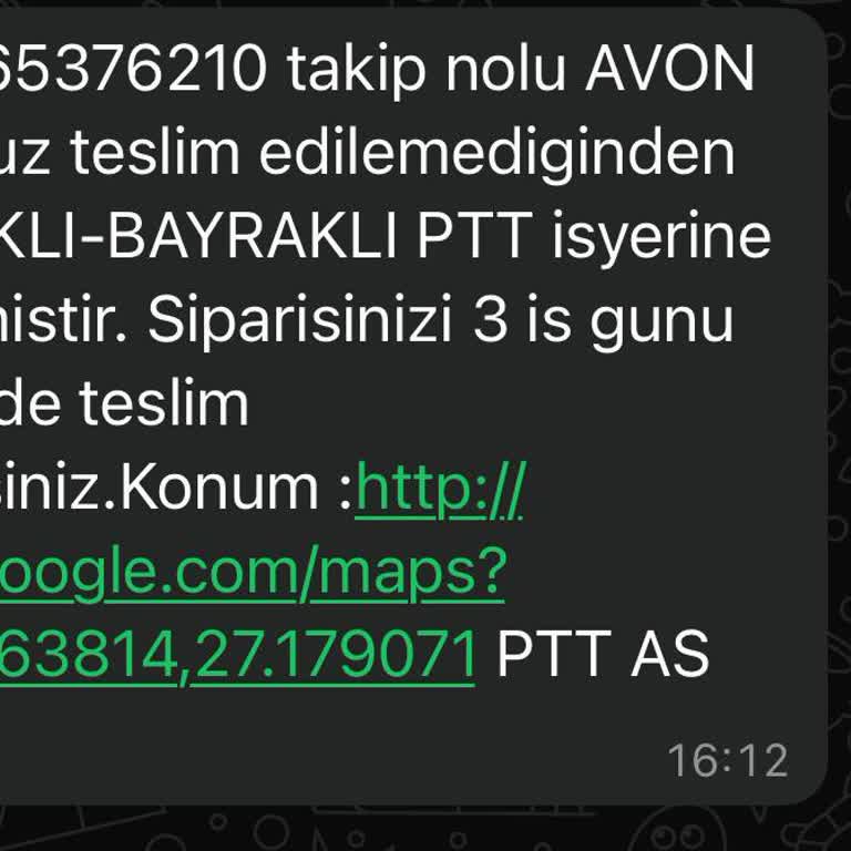 PTT Kargo İzmir Bayraklı Şubesi Teslimat Sorunu