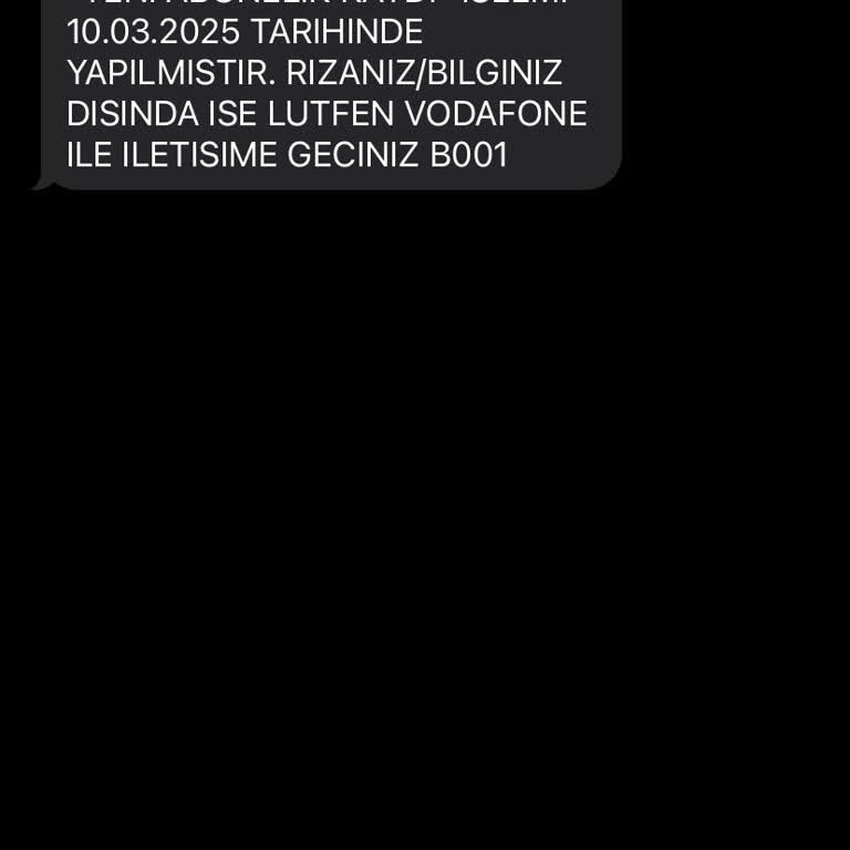 Bilinmeyen Abonelik İşlemi Ve Ulaşılamayan Müşteri Hizmetleri