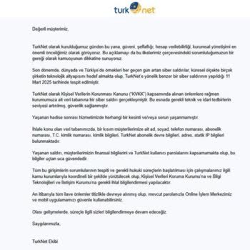 TurkNet Veri İhlali: Güvenlik Açığı Ve Hukuki Sorunlar