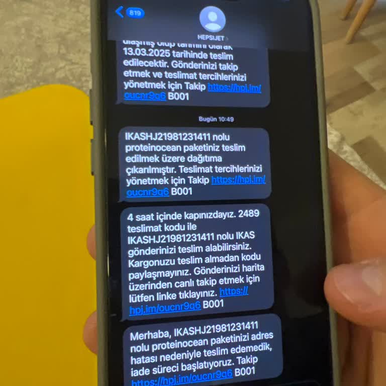 Hepsijet Kargo Teslimat Sorunu: Acil Çözüm Bekliyorum!