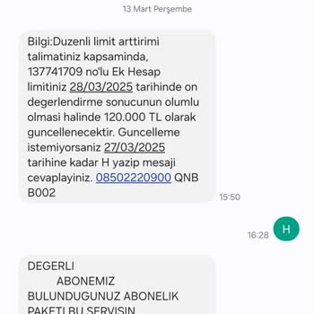 Ek Hesap Kapatma Ve İstenmeyen SMS Sorunu