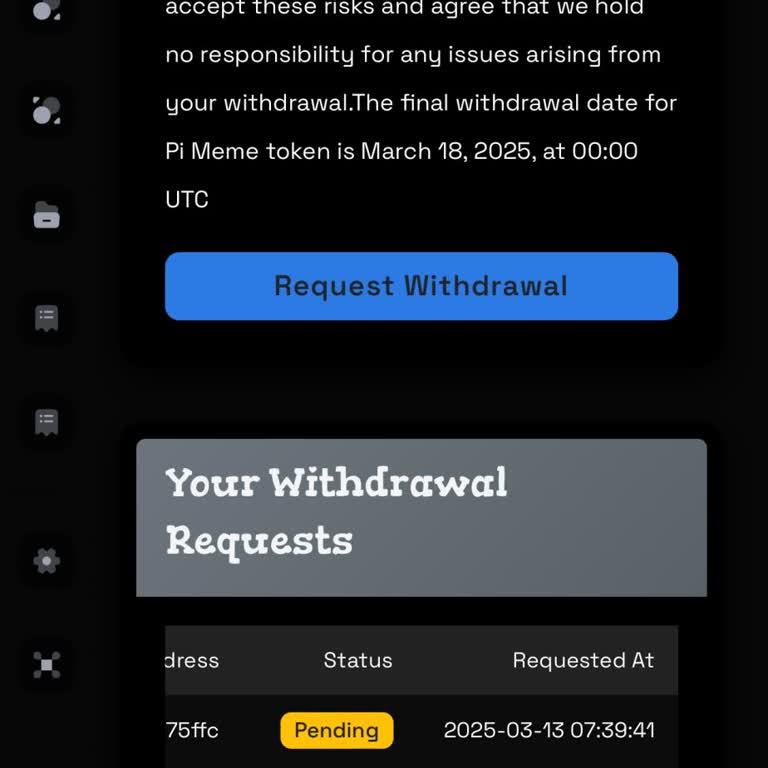 Pi Meme Coin Çekim İşlemi Sorunu