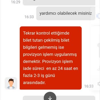 Bilet Sorunu Ve Müşteri Hizmetleri Hayal Kırıklığı