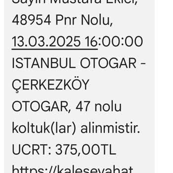 Bilet Sorunu Ve Müşteri Hizmetleri Hayal Kırıklığı