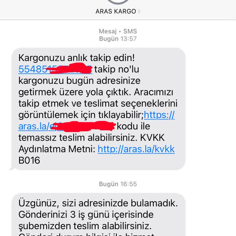 Aras Kargo'nun Adrese Teslimde Yaşattığı Hayal Kırıklığı