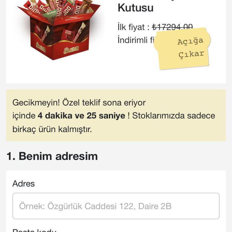 Ülker Anketi: Çikolata Hediyesi Mi, Gizli Ücret Mi?
