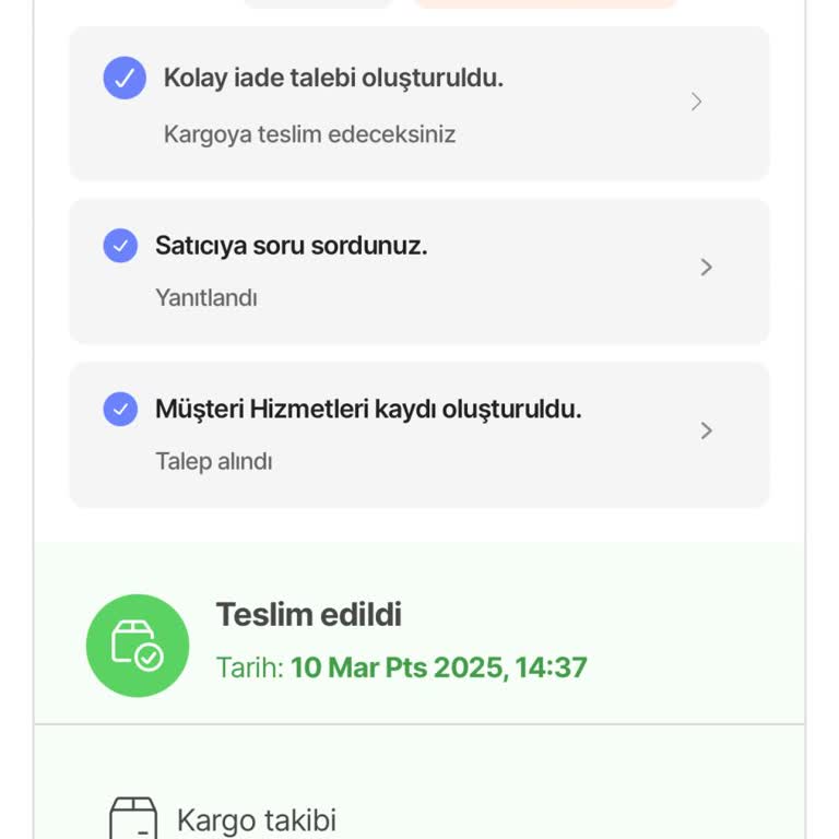 İade Kodu Hatası Ve Müşteri Hizmetleri Cevapsızlığı