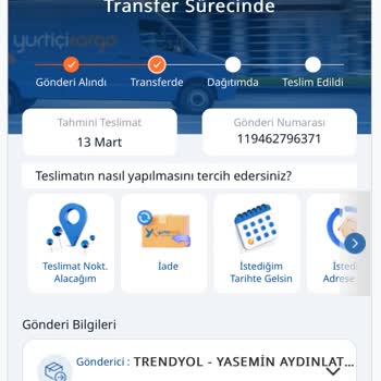 Yurtiçi Kargo'ya Teslim Edilen Siparişlerim Asla Tarafıma Teslim Edilmiyor!