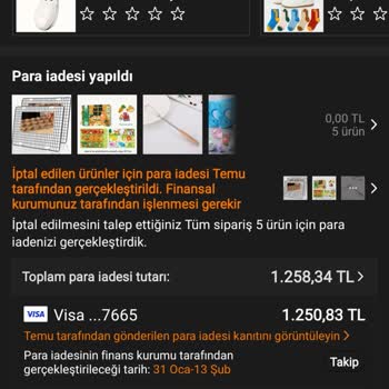 Yanlış Ürün İptalinde Eksik İade Sorunu
